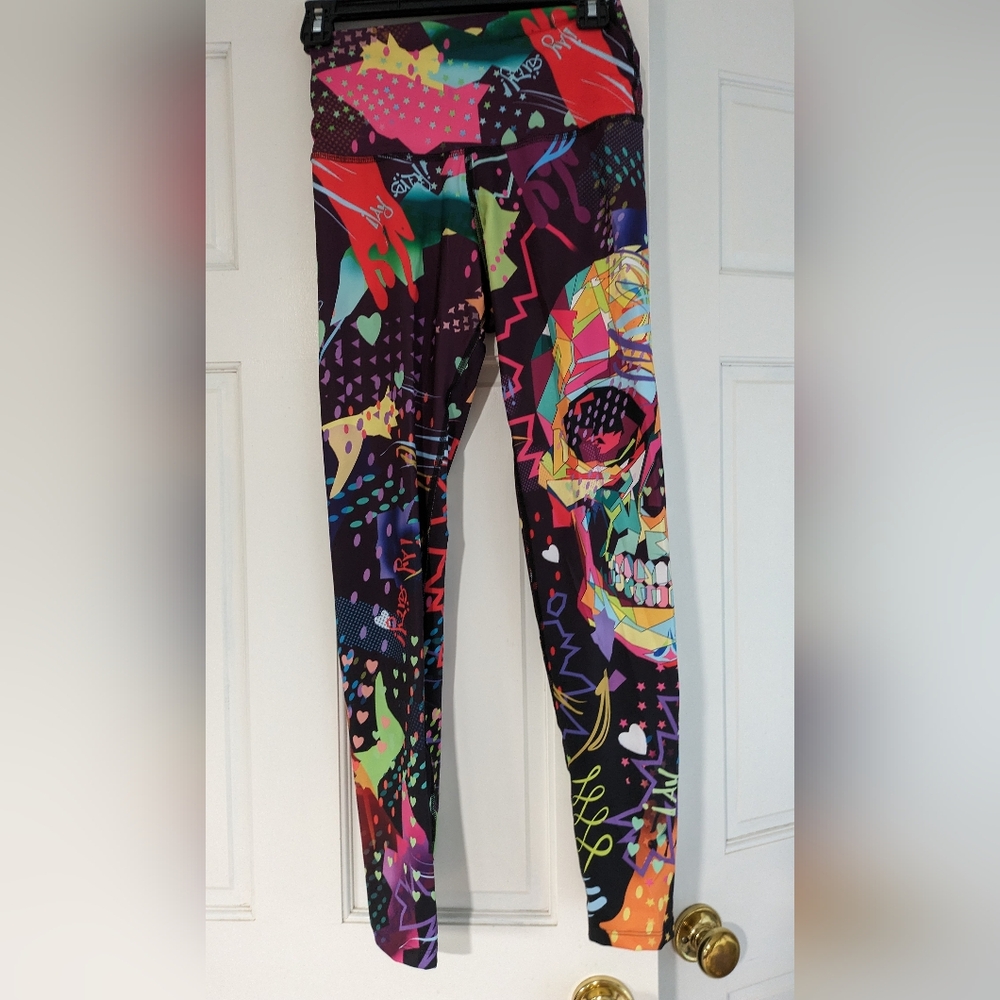 ¡Ay Güey colorful leggings  Medium